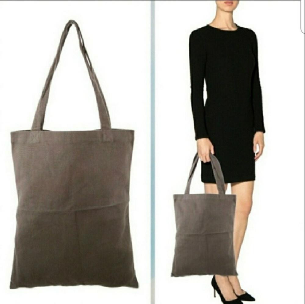 Rick Owens DRKSHDW grey canvas tote